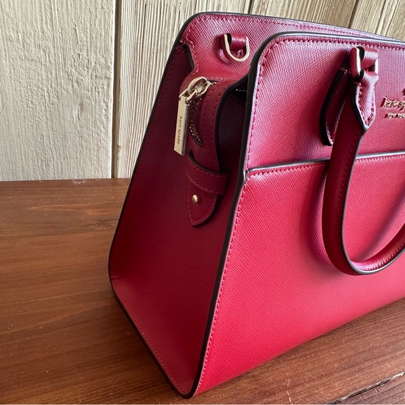 Kate Spade New York Madison Saffiano Leather Satchel & Matching Wallet Bundle - Picture 4 of 13